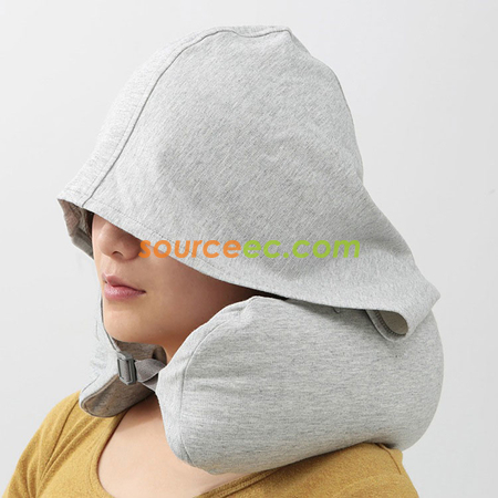 Customization U Shape Travel Neck Pillow with Hat Corporate Gifts