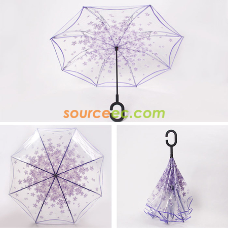Customization Transparent Inverted Umbrella Corporate Gifts