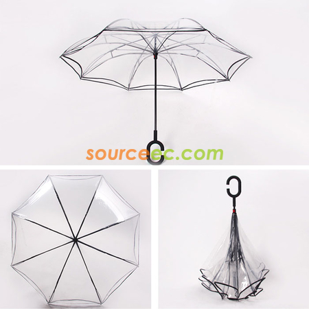 Customization Transparent Inverted Umbrella Corporate Gifts