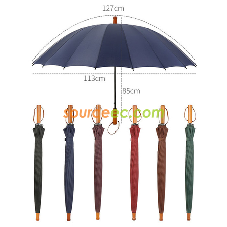 24K Straight Umbrella