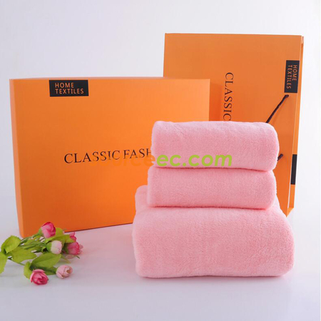 Customization Coral Velvet Towel Gift Box Corporate Gifts