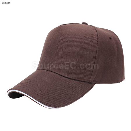 Customization Nevaso 5 Panel Heavy Cotton Sandwich Cap Corporate Gifts