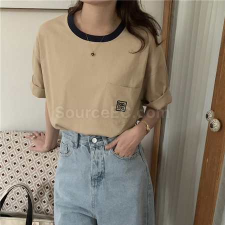 Customization Round Neck T-shirt Corporate Gifts