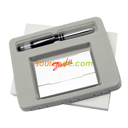 Customization Name Card Holder & Pen Corporate Gifts