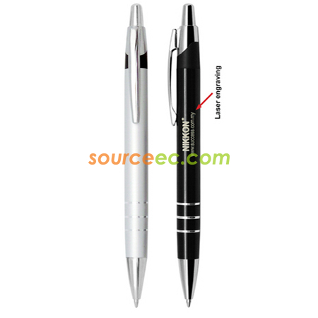Zen - Push Action Ball Metal Pen