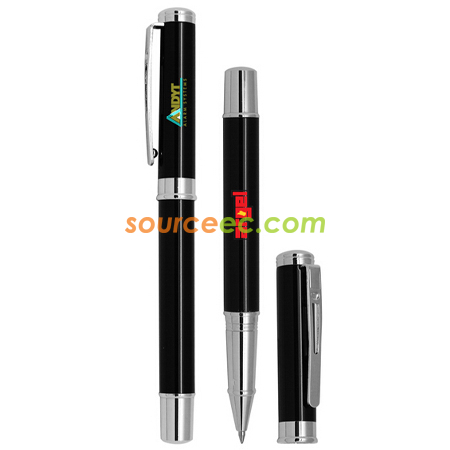Nautical Metal Roller Pen (Black Ink)