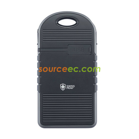 Customization Swiss Peak Outdoor Solar Charger  Corporate Gifts