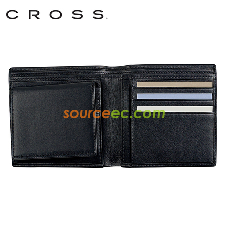 Customization Cross - Leather Bi-Fold Card Wallet Corporate Gifts