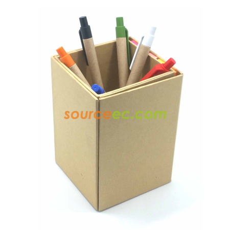 Customization Pen Holder With Memo Pad Corporate Gifts