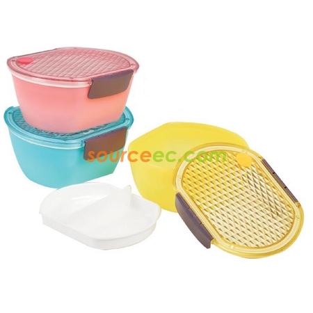 Double Layer Diamond Lunch Box