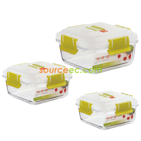 Rectangle Shape Transparent Lunch Box