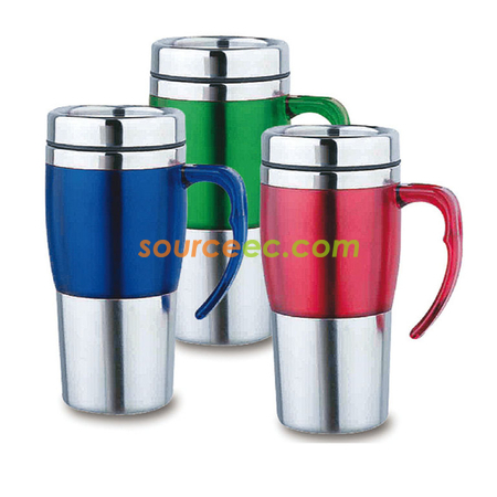 Semi Metal Mug with Handle