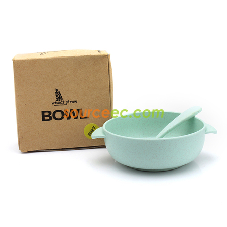 Customization Straw Bowl with Spoon Corporate Gifts