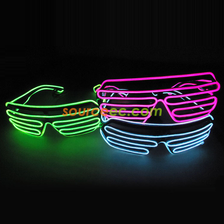 led party glasses