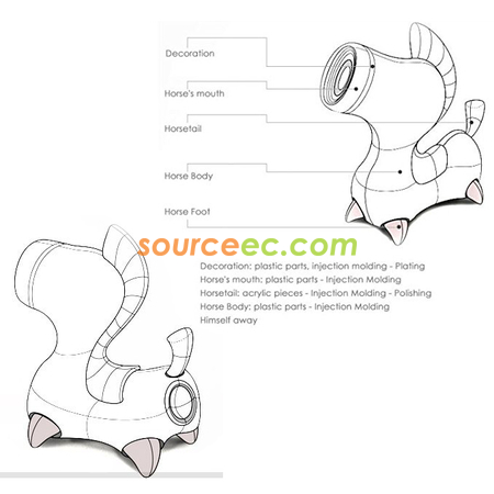 Customization Running Horse Speaker Corporate Gifts