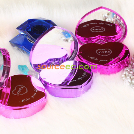 Customization Heart-shape Mirror Power Bank Corporate Gifts