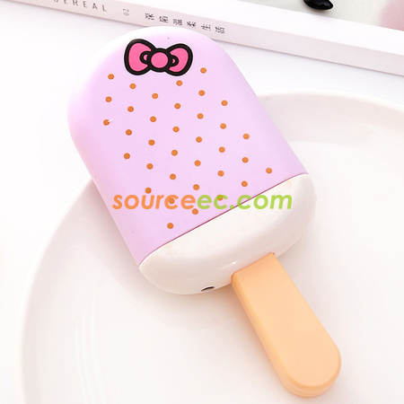Customization Ice Cream Shape USB Handheld Fan Corporate Gifts