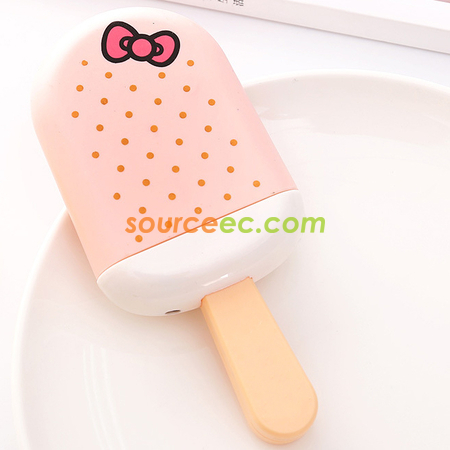 Customization Ice Cream Shape USB Handheld Fan Corporate Gifts
