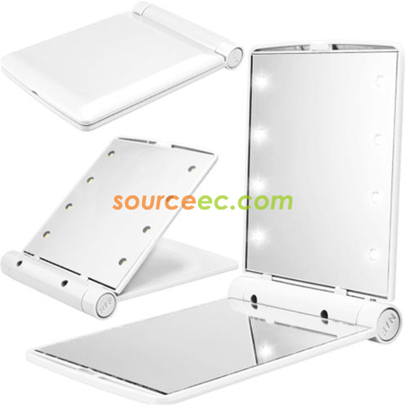Customization Led Lighted Compact Makeup Mirror Corporate Gifts
