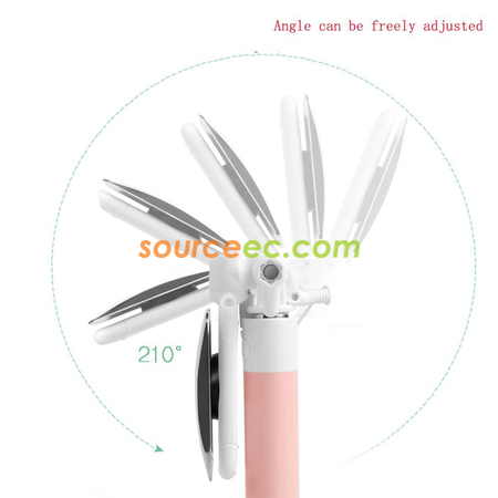 Customization Mini Selfie Stick With Mirro Corporate Gifts