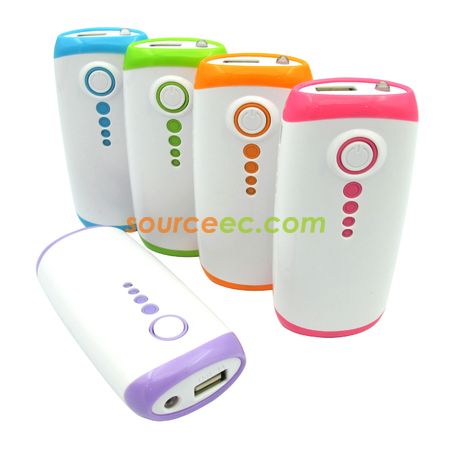 6000mAh Power Bank with LED Light