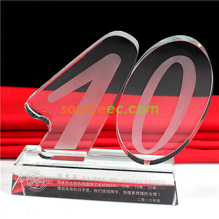 Customization Anniversary Crystal Trophy Corporate Gifts