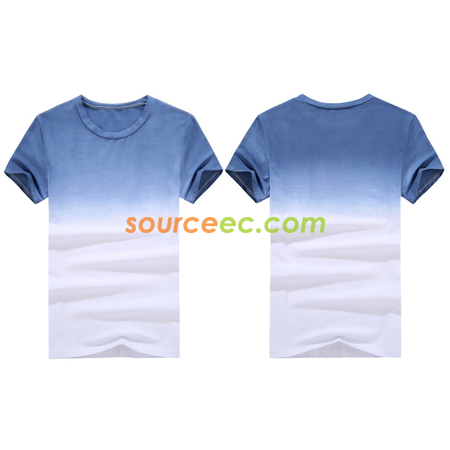 Gradient Colors Printed T Shirt Corporate Gifts Supplier in