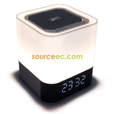 Customization Alarm Clock Bluetooth Speaker Light Corporate Gifts