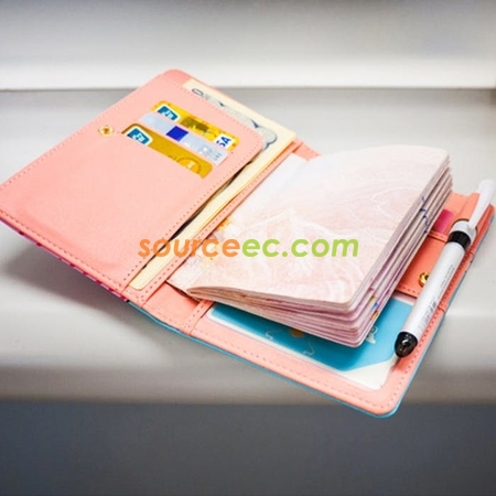 Customization Customised Leather Passport Holder Corporate Gifts