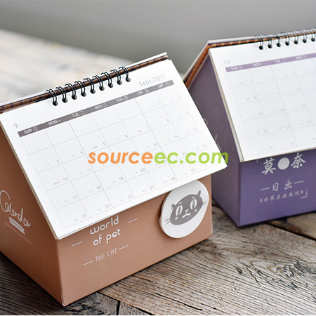 Customization House Shape Desktop Calendar Corporate Gifts