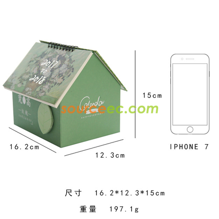 Customization House Shape Desktop Calendar Corporate Gifts