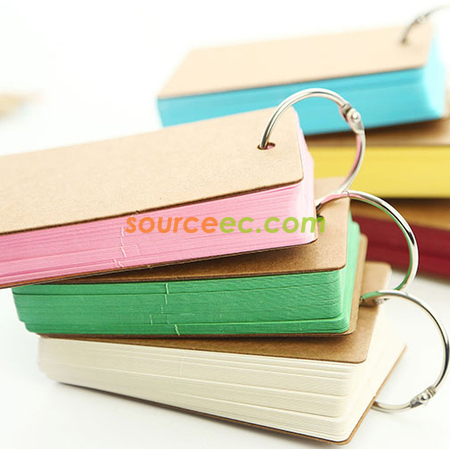 Customization Blank Assorted Colors Study Cards Corporate Gifts