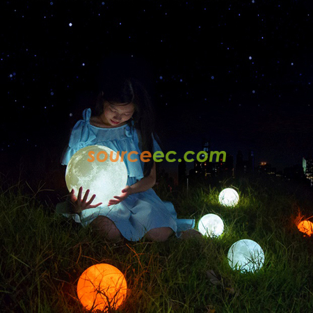 Customization 3D Printing Moon Lamp Corporate Gifts