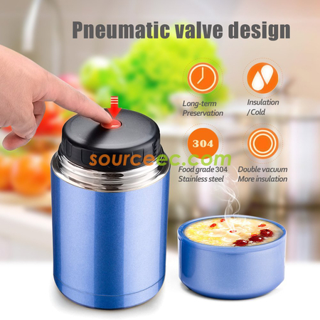 Customization 1L Vacuum Insulated Food Jar  Corporate Gifts