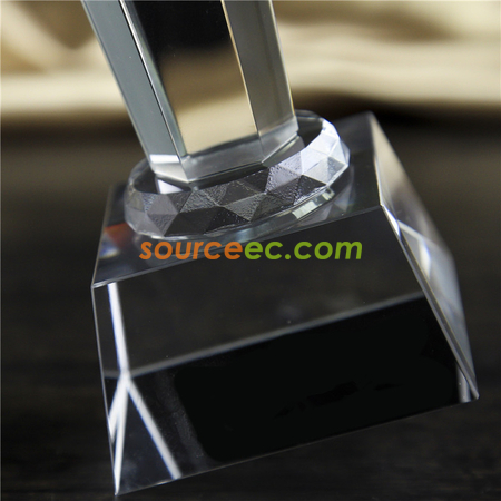 Customization Note Crystal Trophy Corporate Gifts