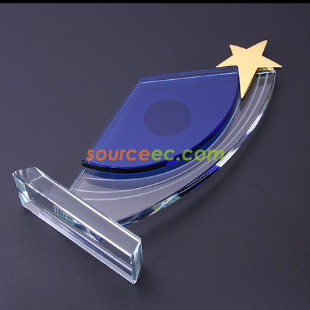 Customization Metal Star Crystal Trophy Corporate Gifts