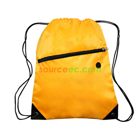 Customization Drawstring Bag with Earphone Hole Corporate Gifts