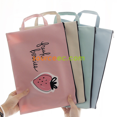 Customization Portable Zipper File Bag Corporate Gifts