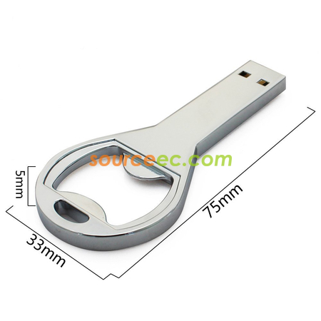 Customization USB Flash Drive with Bottle Opener Shape Corporate Gifts