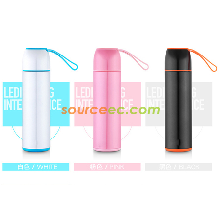 Customization Insulated Vacuum Water Bottle with Smart Temperature Indicator Corporate Gifts