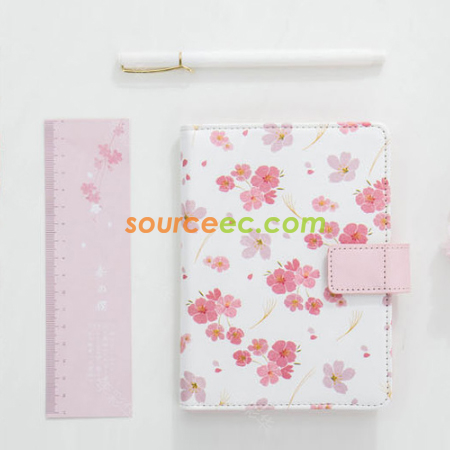 Customization Sakura PU Handbook Giftset Corporate Gifts