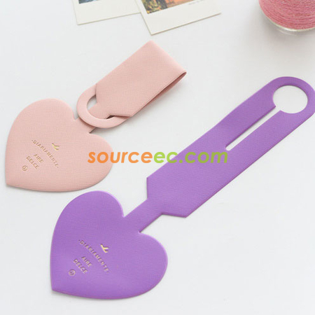 Customization Heart-shape Luggage Tag Corporate Gifts