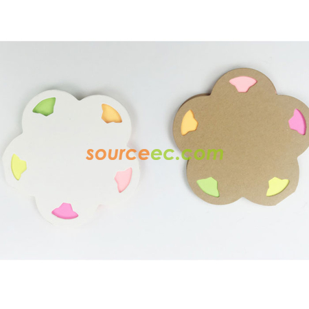 Customization Flower Sticky Notepad Corporate Gifts