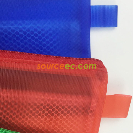 Customization A6 Zippered Mesh Pouch Corporate Gifts