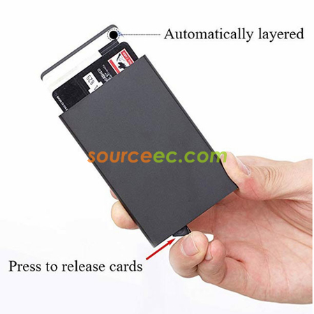 Customization Metal RFID Card Holder Corporate Gifts