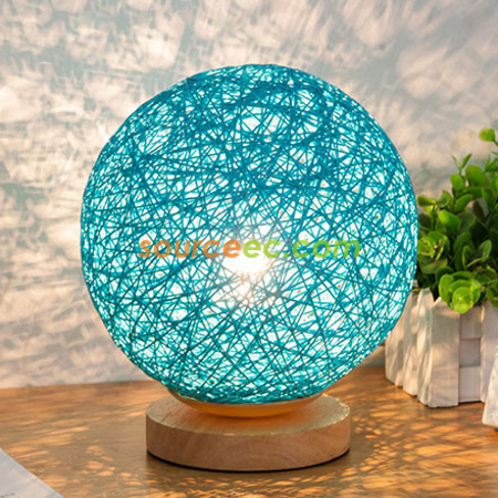 Customization Twine Rattan Table Lamp Corporate Gifts
