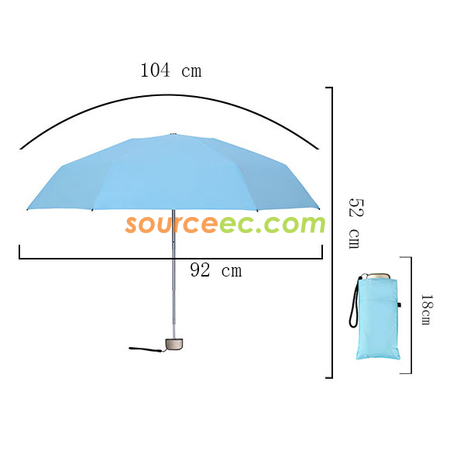 Customization Five Folding Umbrella Corporate Gifts