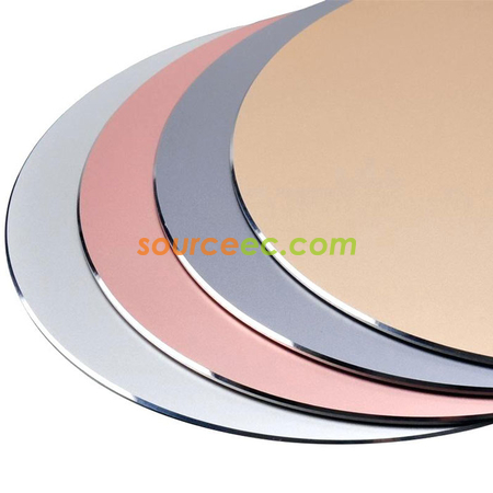 Customization Aluminum Alloy Round Mouse Pad Corporate Gifts
