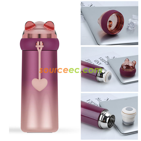 Customization 350ML Love Bear Thermal Mug Corporate Gifts