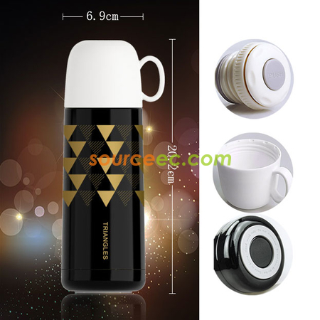 Customization 350ML Triangles Thermal Mug Corporate Gifts